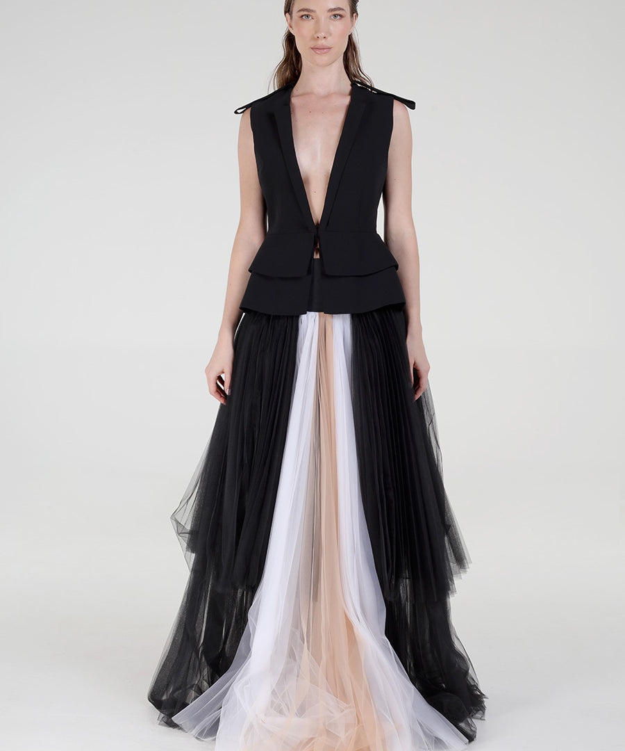 chaleco Luna Vestidos de diseñador para boda