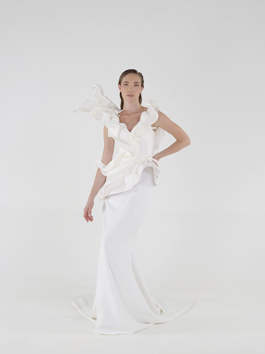 Falda Alicia Vestidos de diseñador para boda