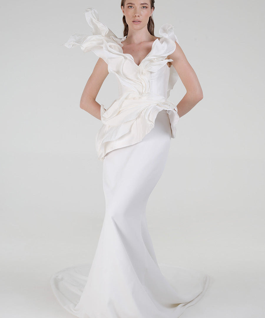 Falda Alicia Vestidos de diseñador para boda
