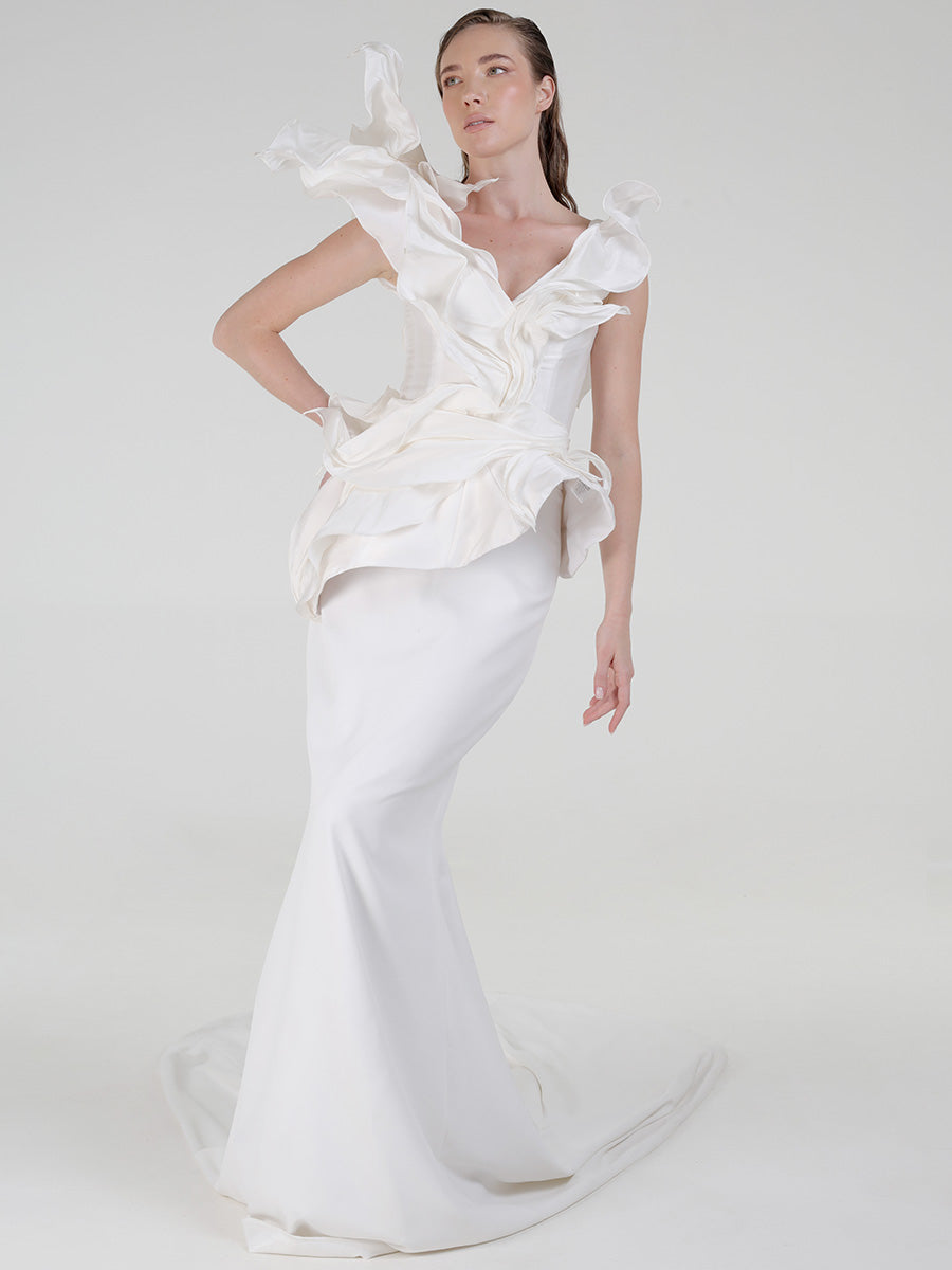 Falda Alicia Vestidos de diseñador para boda