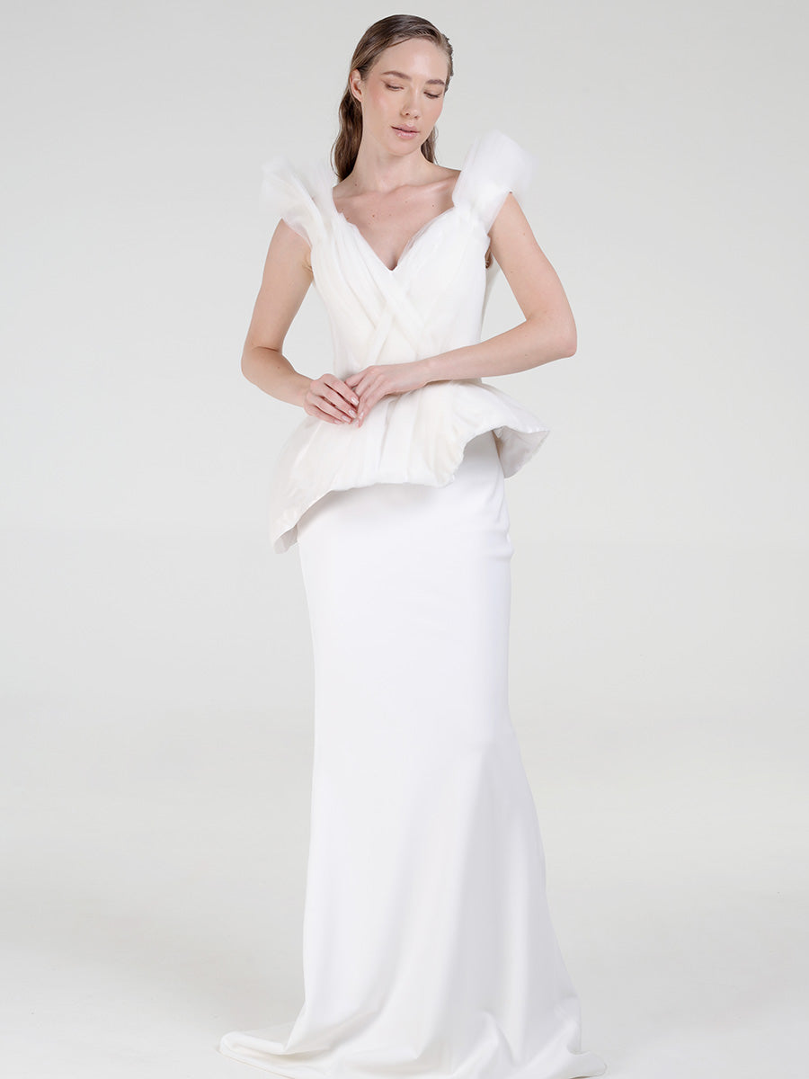 Falda Roberta Vestidos de diseñador para boda