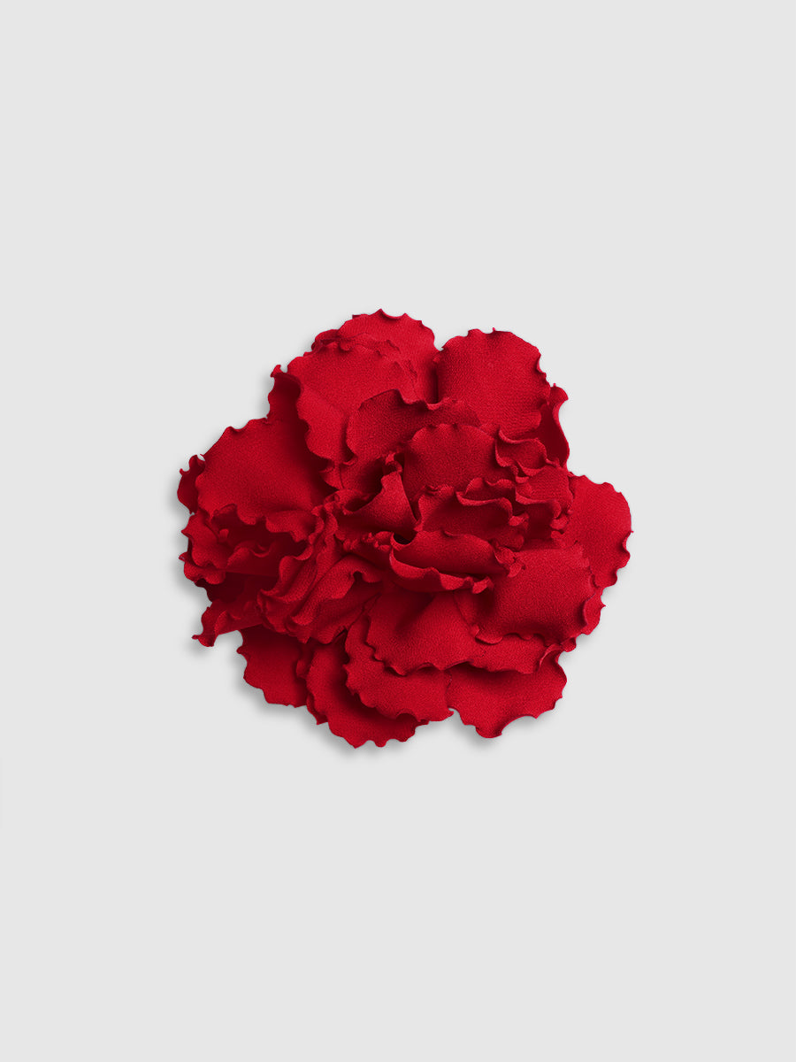 Maxi Flor Roja Vestidos de diseñador para boda