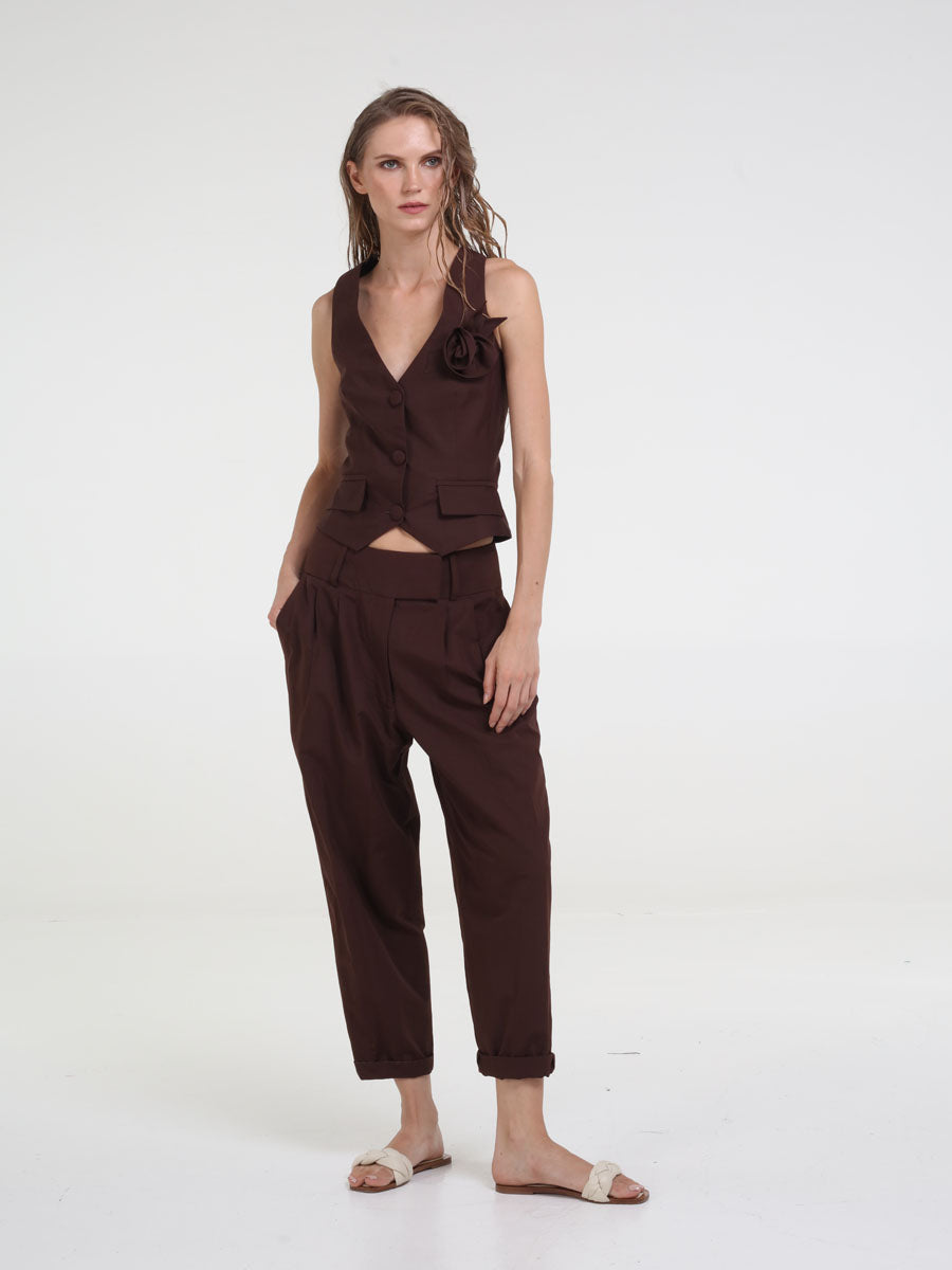 Pantalon Maira - Ropa de Diseñador Raquel Orozco