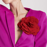 Maxi Flor Roja Vestidos de diseñador para boda