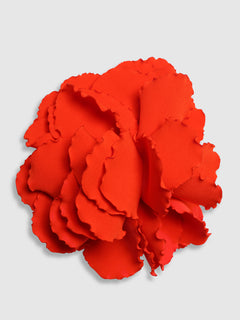 Maxi Flor Naranja Vestidos de diseñador para boda